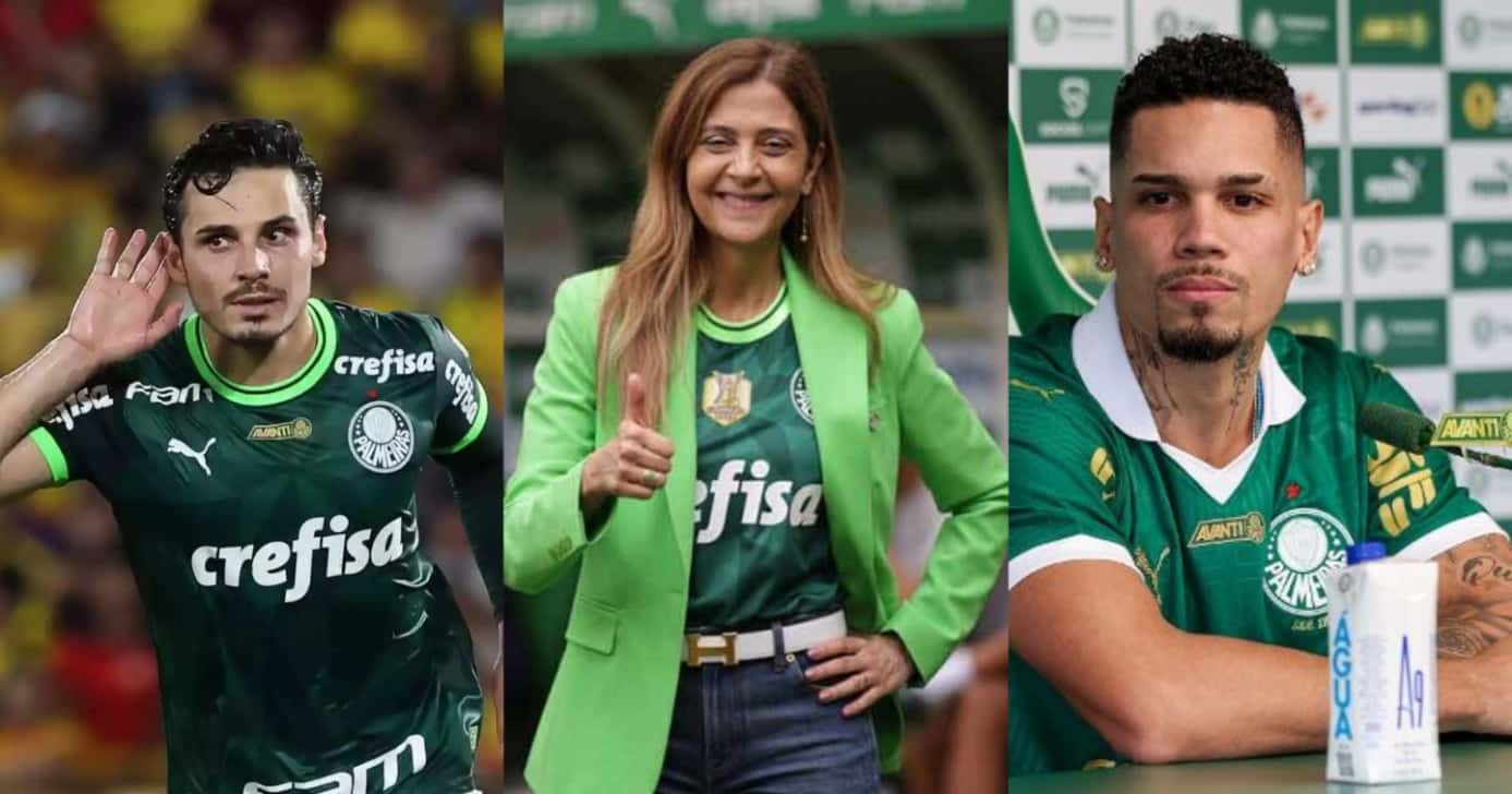 Enquanto Veiga e o salário de Paulinho no Palmeiras - Foto: Montagem