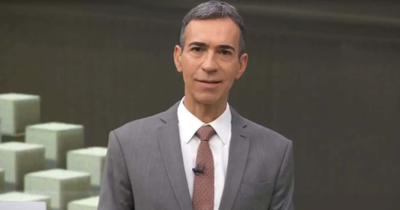 César Tralli no Jornal Hoje (Foto: Reprodução / Globo)