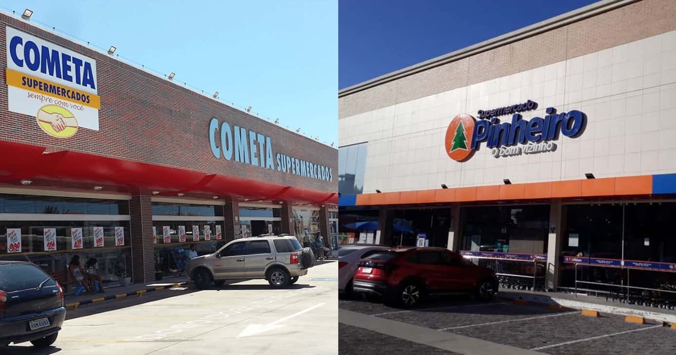 Cometa Supermercados e Pinheiro (Foto: Divulgação)