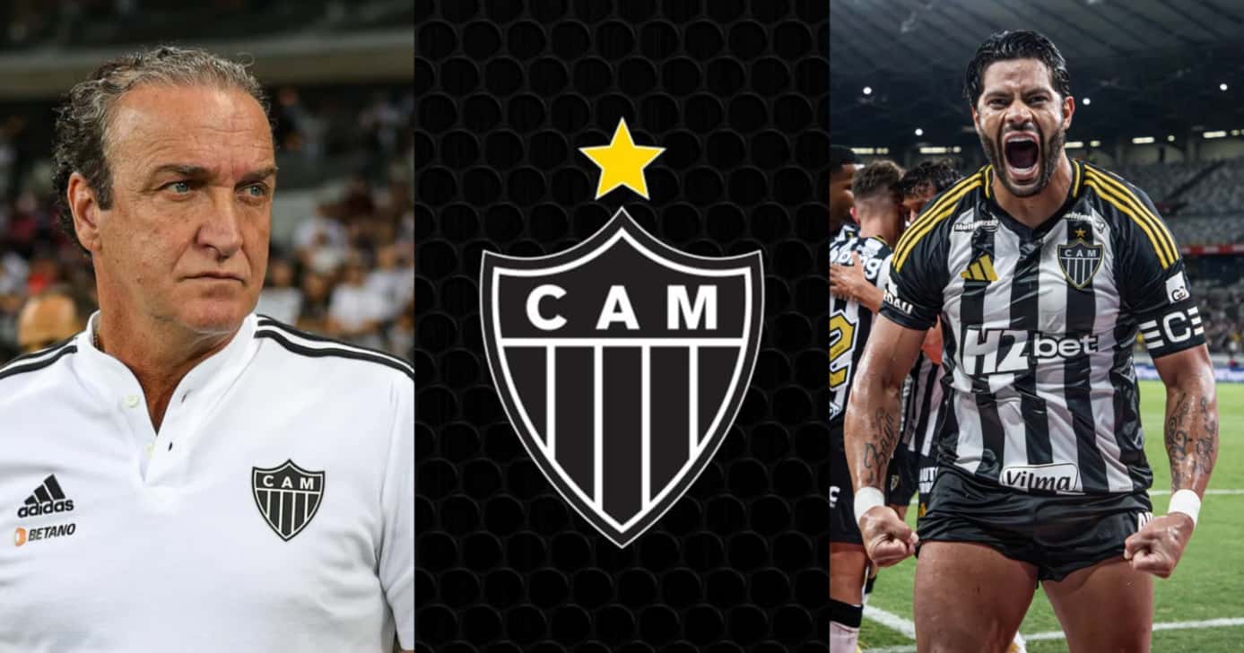 Hulk passa por cima de Cuca no Atlético-MG - Foto: Montagem