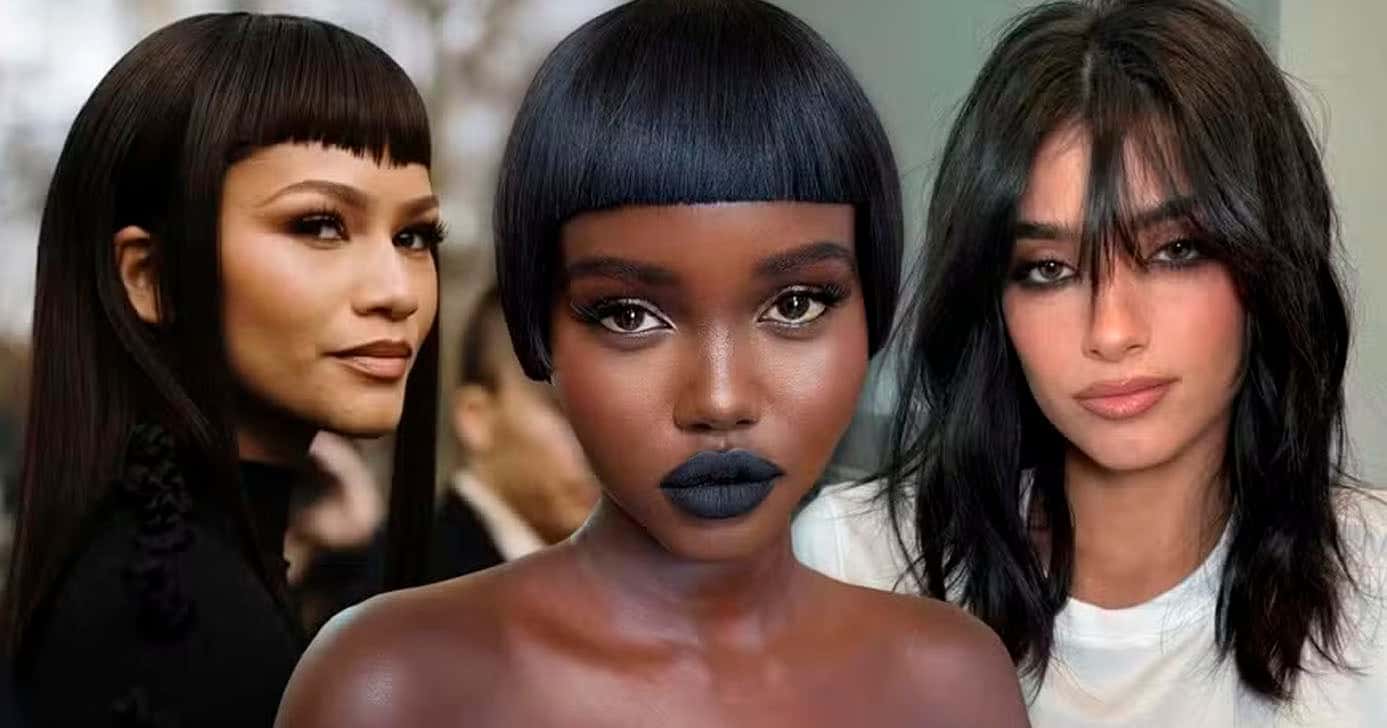 Conheça os tipos de franjas que estão em alta — Foto: Reprodução