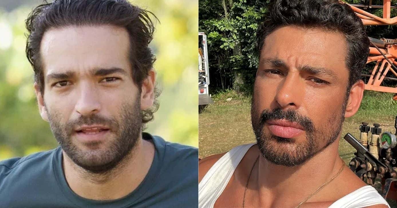 Humberto Carrão e Cauã Reymond (Fotos: Reproduções/ Globo / Instagram)