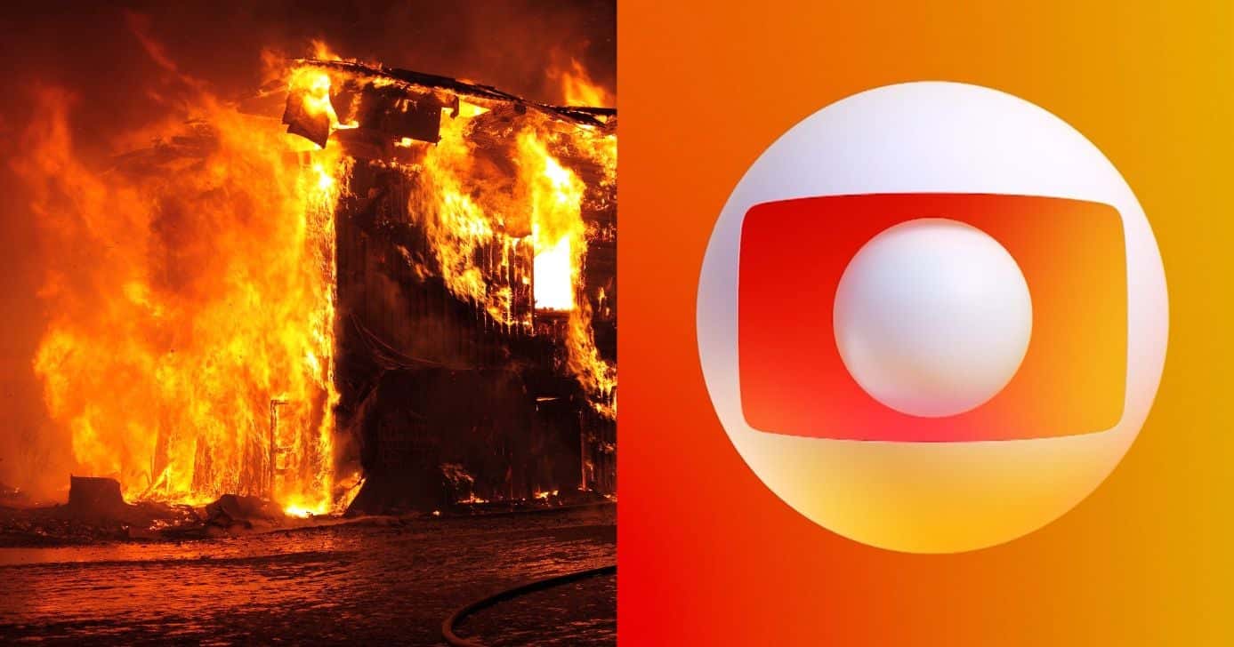 Incêndio atinge teatro da PUC em Curitiba (Foto: RPC)