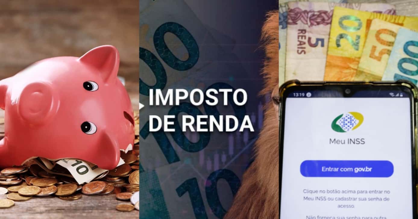 Proibição no Imposto de Renda atinge em cheio contas poupança e aposentadoria de idosos 60+ - Foto: Montagem