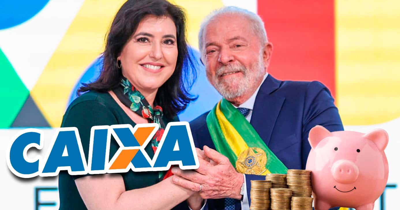 Lula - Tebet - Poupança - Caixa (Foto: Reprodução)