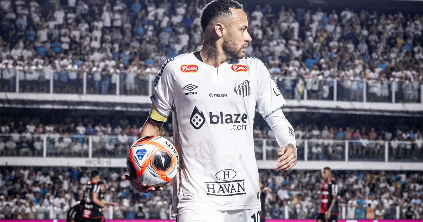 Neymar é camisa 10 do Santos (Foto: Raul Baretta/ Santos FC)