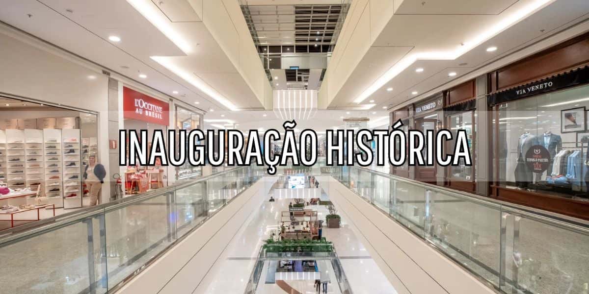 Inauguração de shopping em BH (Foto: Internet)