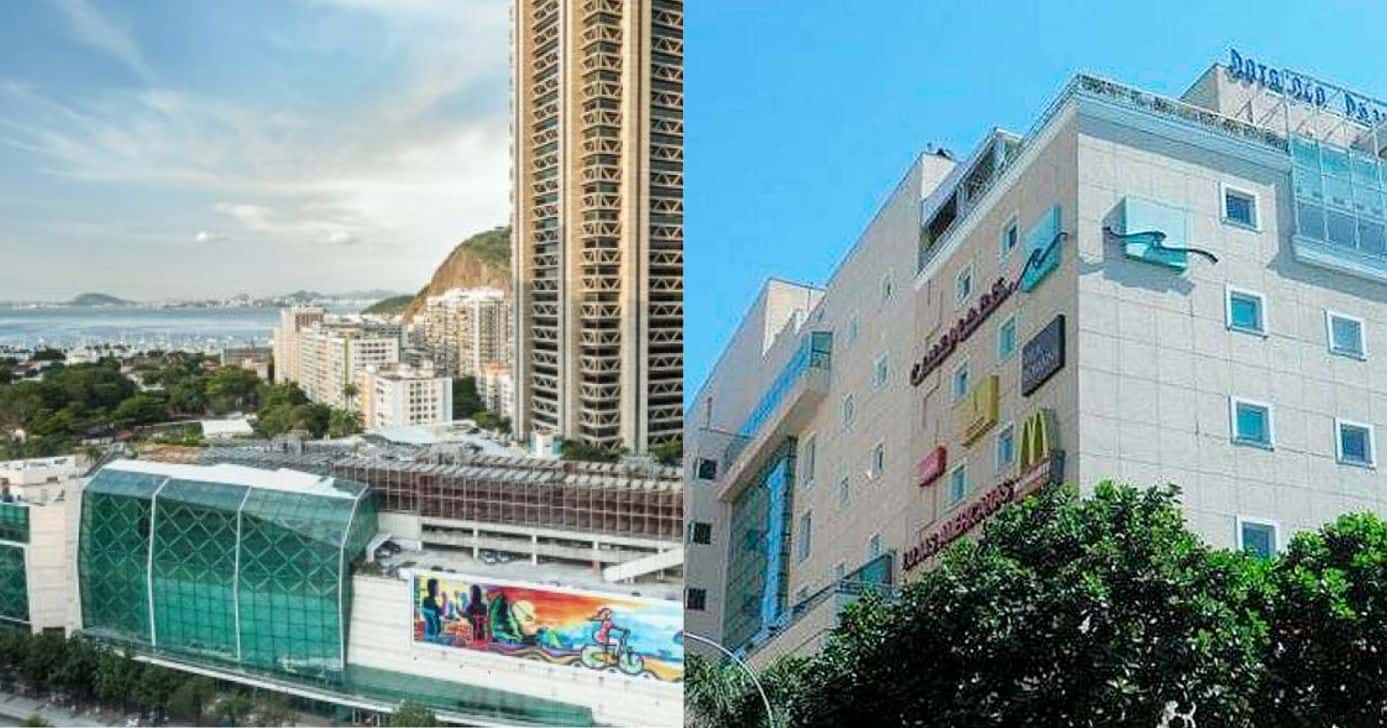 Shoppings RioSul e Botafogo Praia - Montagem: TVFOCO