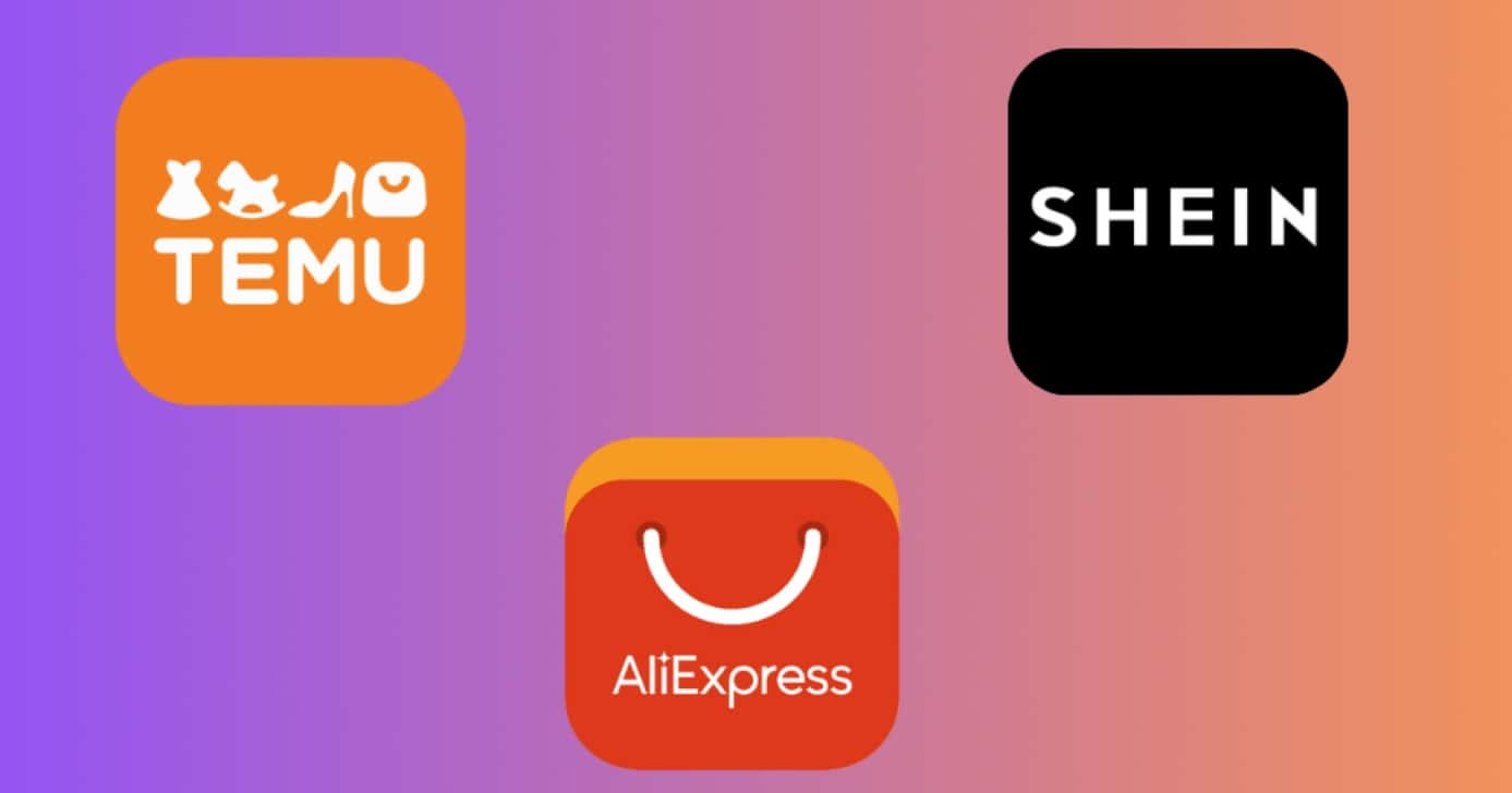 Temu, Aliexpress e Shein (Foto: Divulgação)