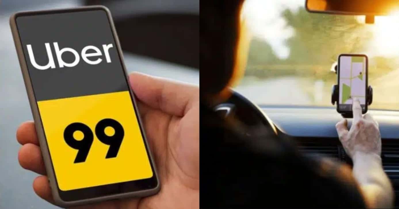 Uber e 99 (Foto: Montagem/TV Foco)