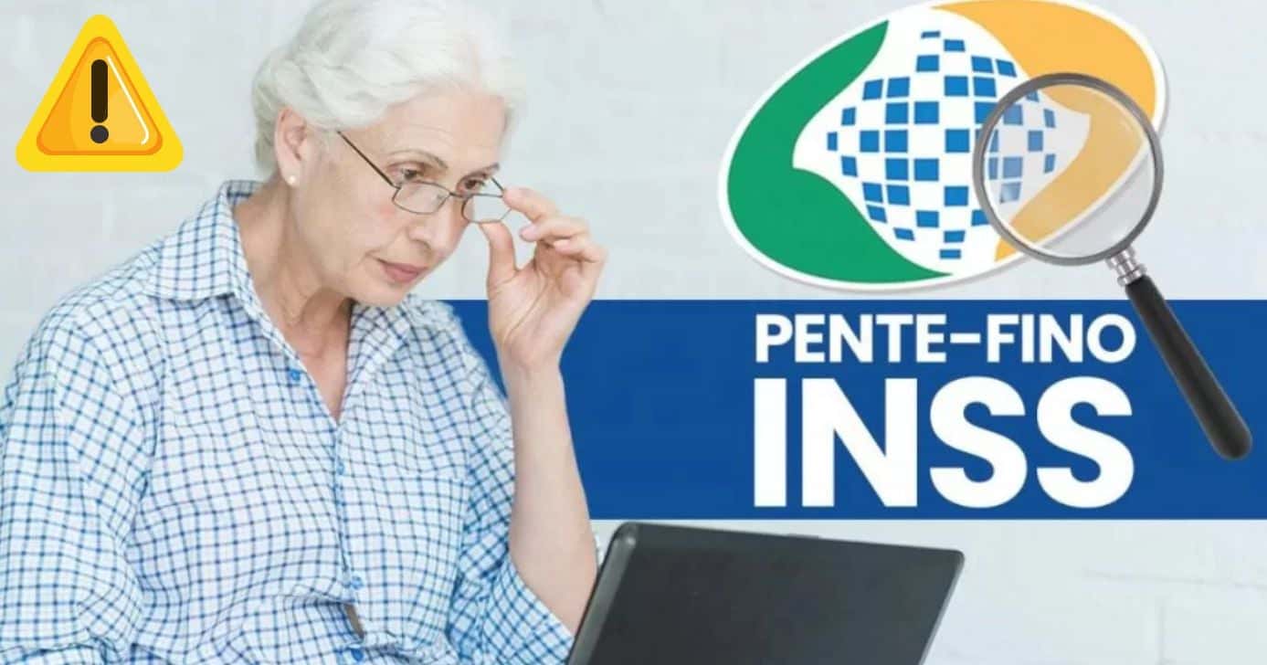Pente-fino do INSS (Foto: Reprodução / Portal da Financeira / Canva / Montagem TV Foco)