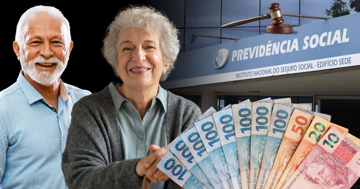Aposentados do INSS (Foto: Reprodução / Canva / Montagem TV Foco)