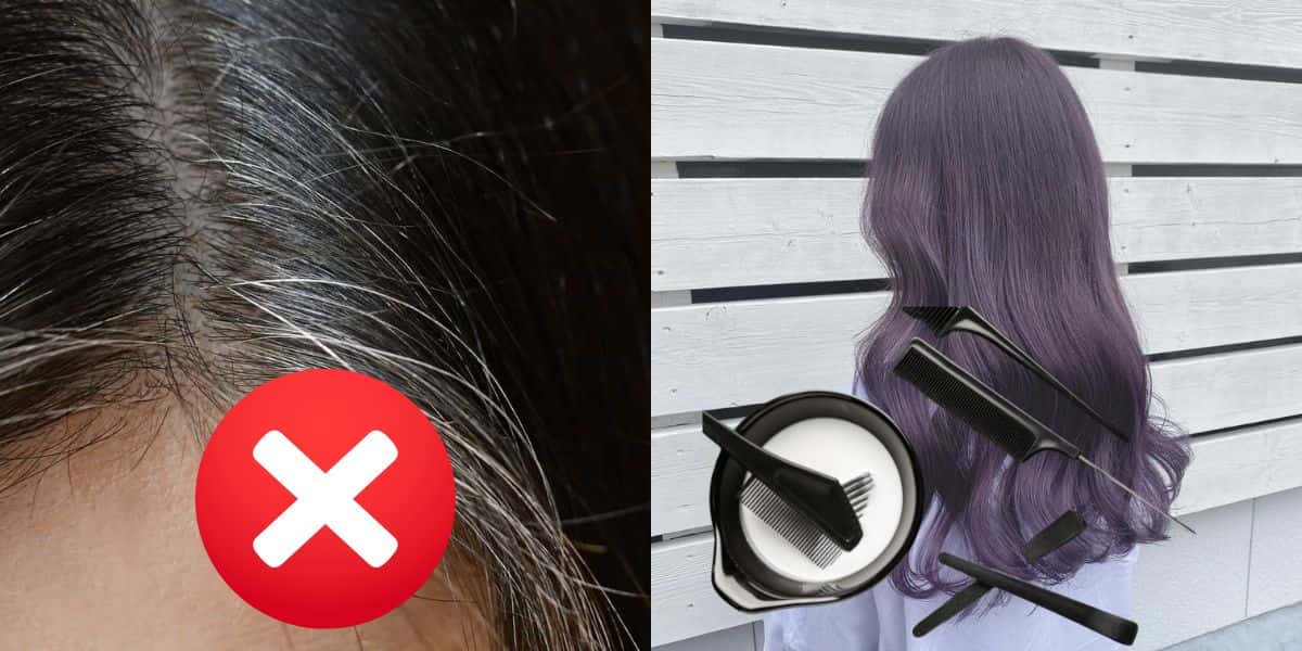 Fim do cabelo grisalho com tinta natural (Reprodução: Montagem TV Foco)
