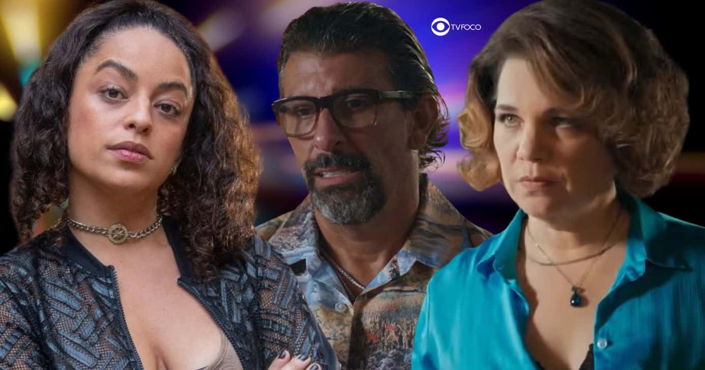 Cacá, Osmar e Violeta em Volta por Cima (Foto: Reprodução / Globo / Montagem TV Foco)