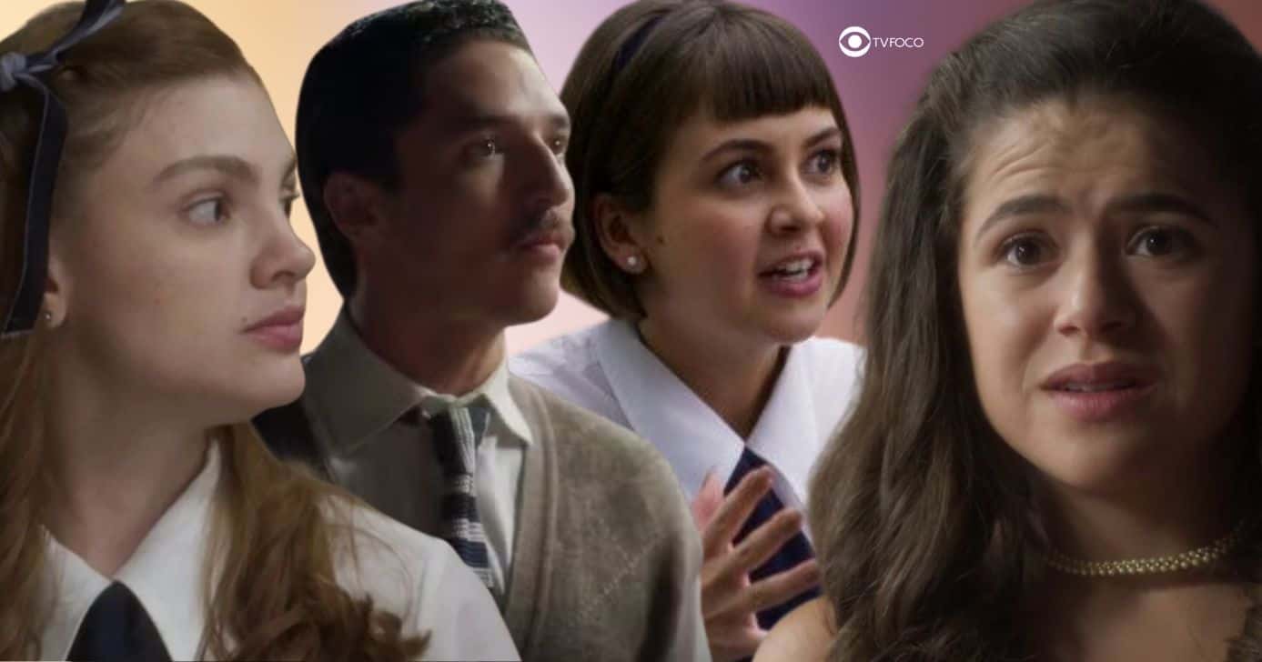 Celeste, Ronaldo, Eugênia e Bia em Garota do Momento (Foto: Reprodução / Globo / Montagem TV Foco)