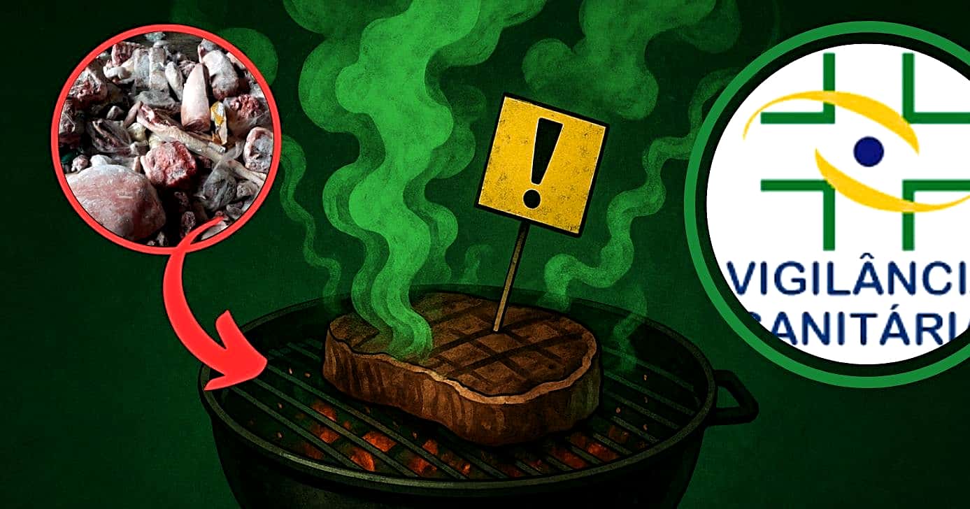 Churrasco tóxico levanta alerta da Vigilância Sanitária em Pelotas, SC (Foto Reprodução/Montagem/Tv Foco/Canva/GMN)