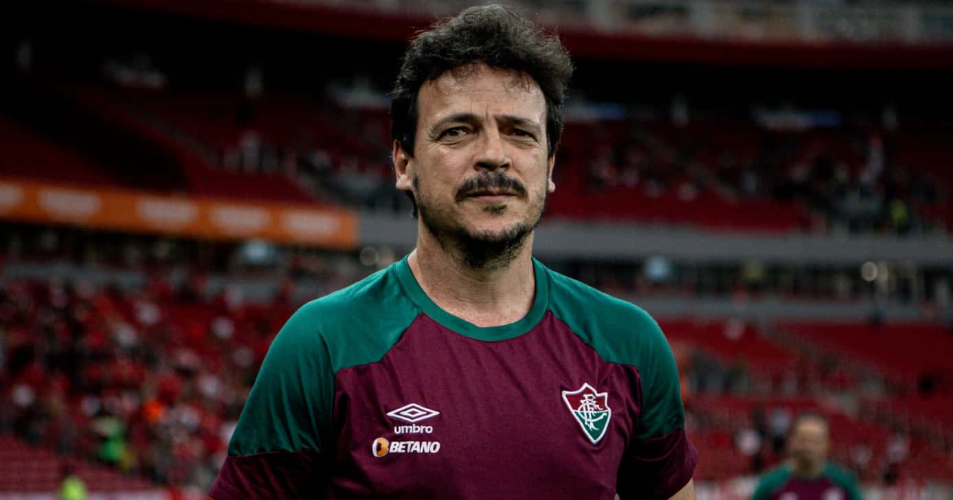 Nem Felipão, nem Tite: Diniz é aprovado em gigante (Foto: Lucas Merçon/Fluminense)