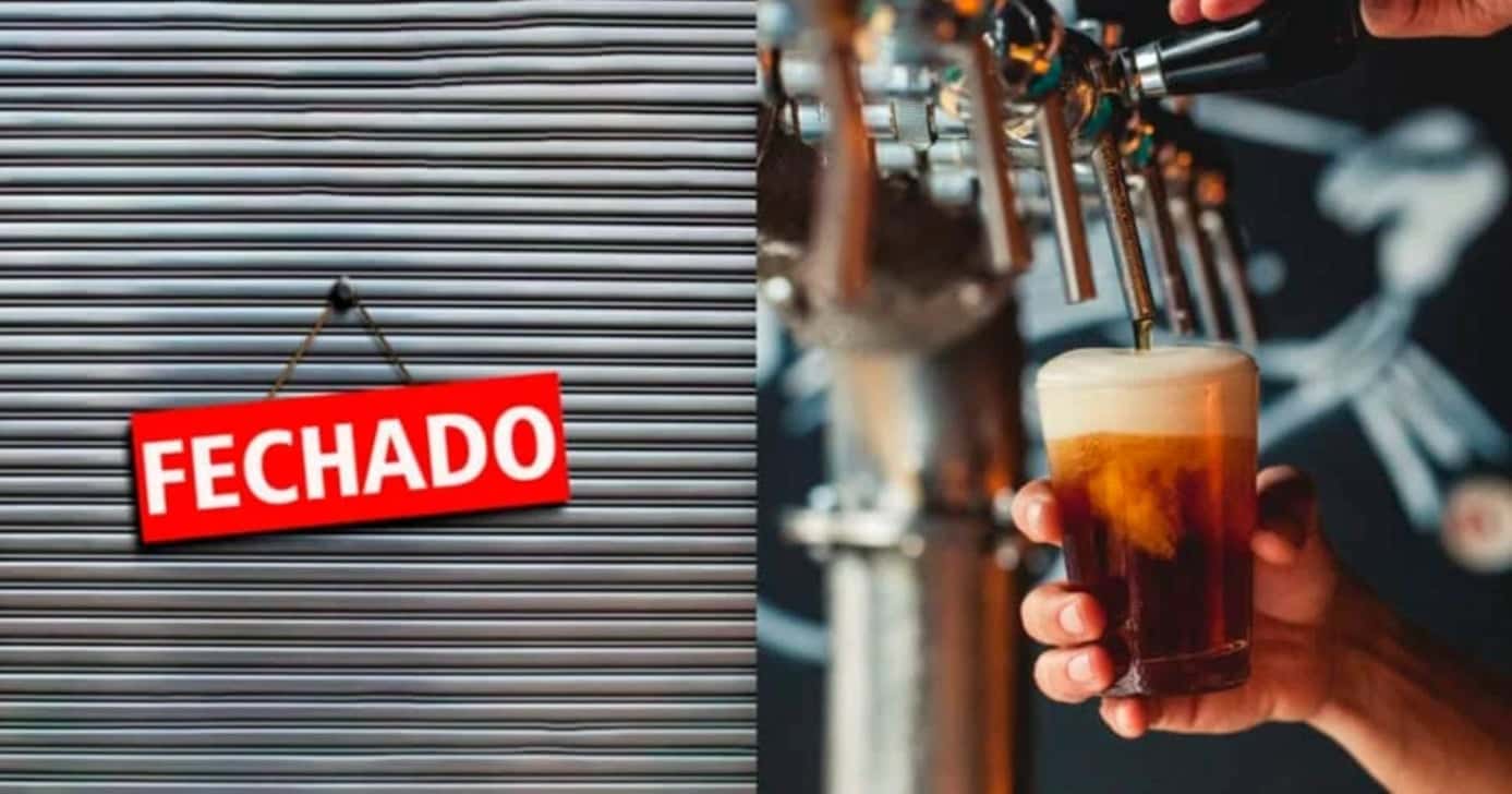 Fechamento de fábrica de cerveja nº1 em Cuiabá, MT - Foto: Montagem