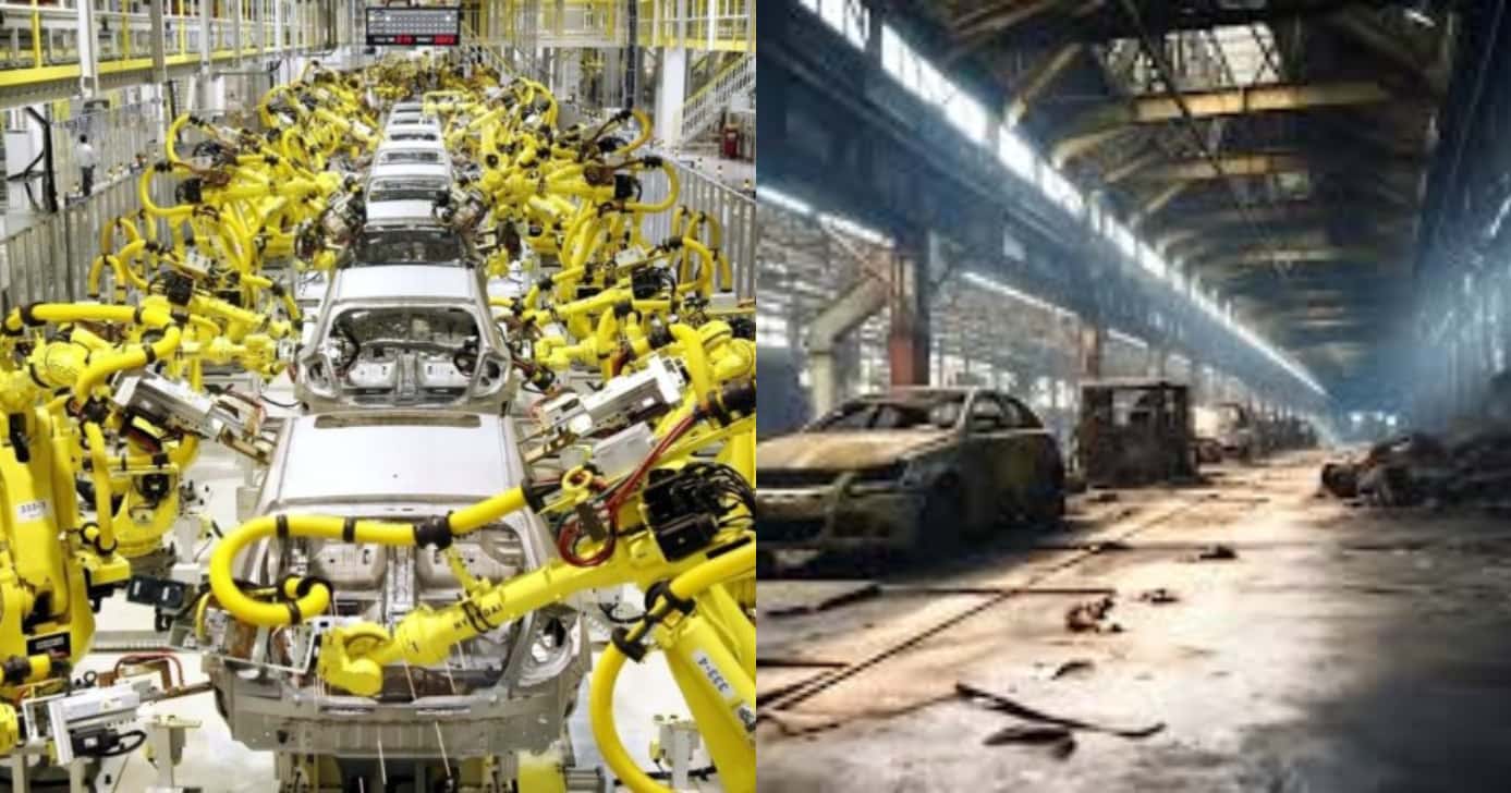 Fábrica de automóveis que encerrou em Minas Gerais (Foto: Divulgação)