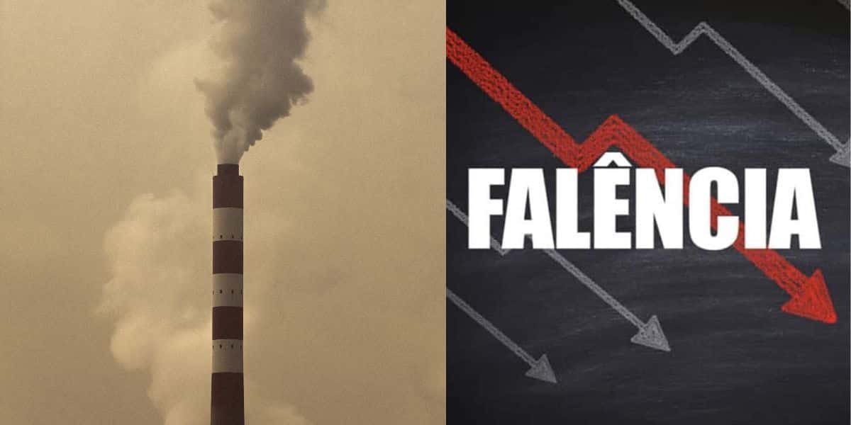 Falência - Fábrica (Reprodução: Montagem TV Foco)