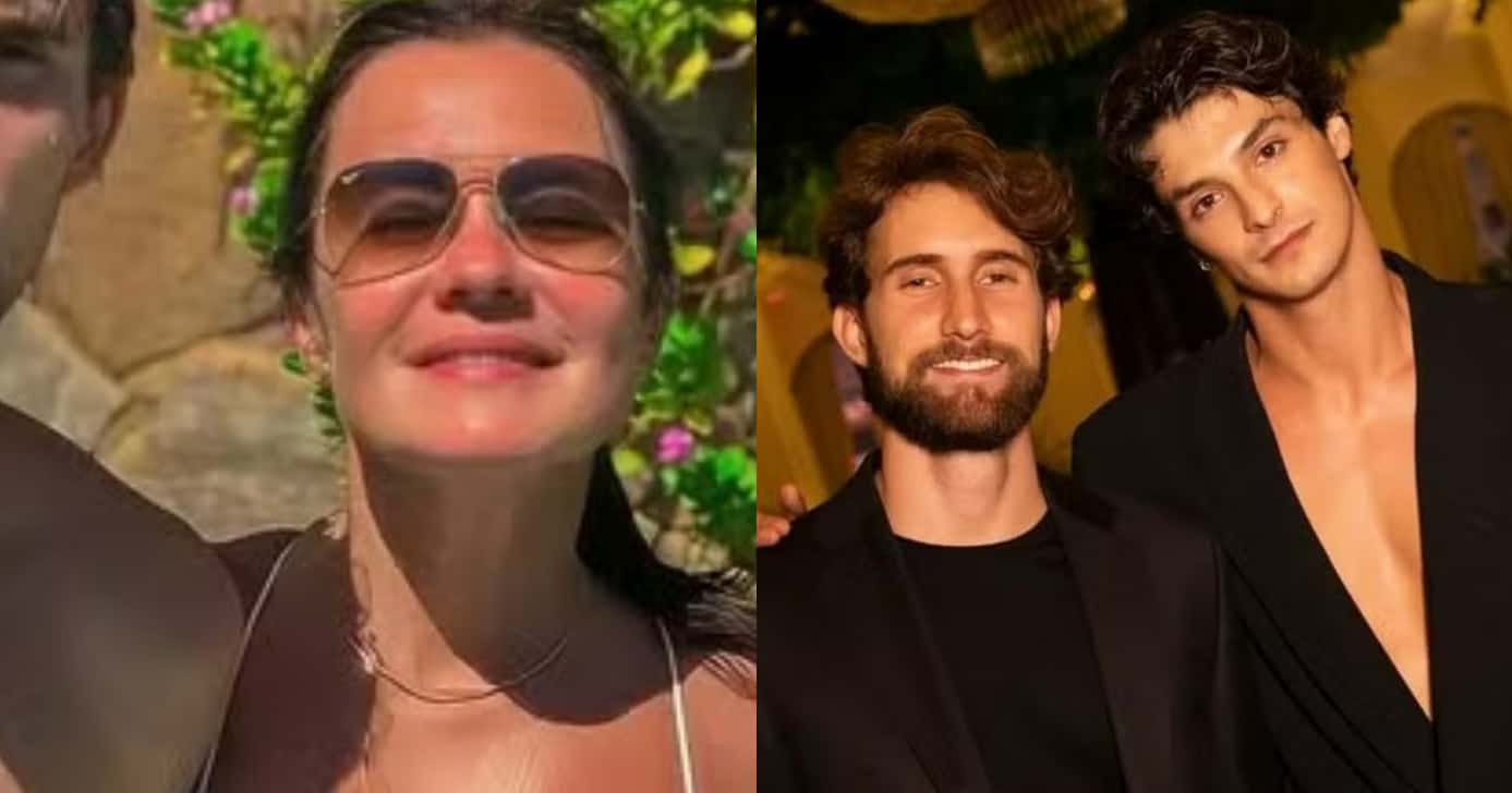 Filho discreto Adriana Esteves em Vale Tudo, da Globo (Foto: Reprodução/Montagem TV Foco)