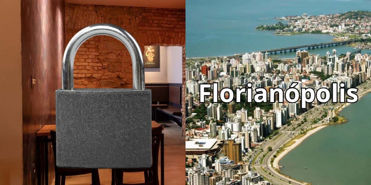 Fechamento de restaurante n°1 em Florianópolis (Reprodução: Montagem TV Foco)