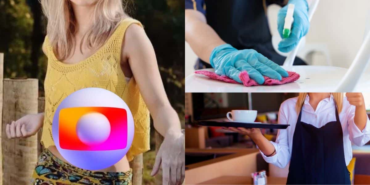 Atriz de Malhação, da Globo, trabalhou como faxineira e garçonete (Reprodução: Montagem TV Foco)