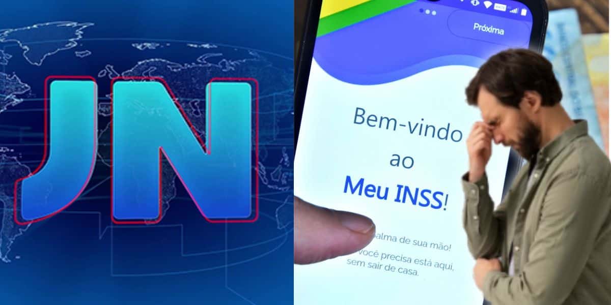 JN traz notícia sobre o INSS (Foto: Montagem TV Foco/ Globo/ Internet/ Freepik)