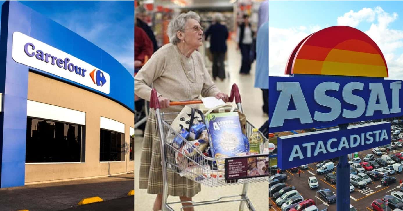 Lei dos supermercados atinge idosos 60+ (Foto: Montagem)