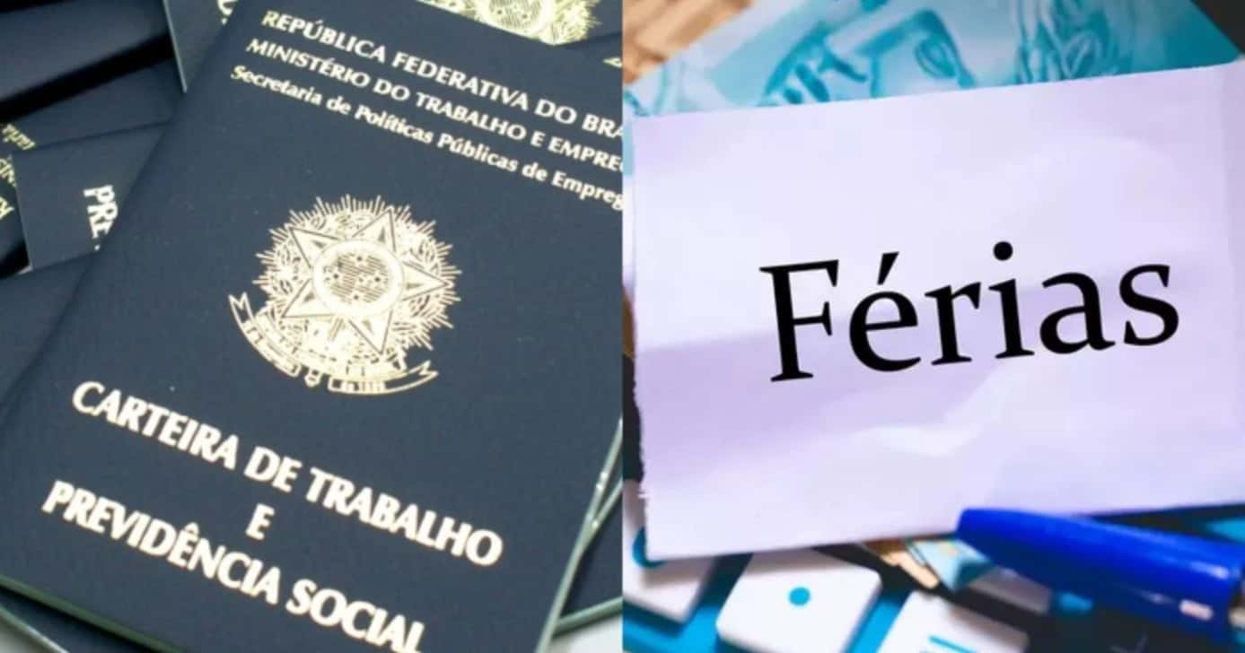 Lei trabalhista sobre férias - Foto: Montagem