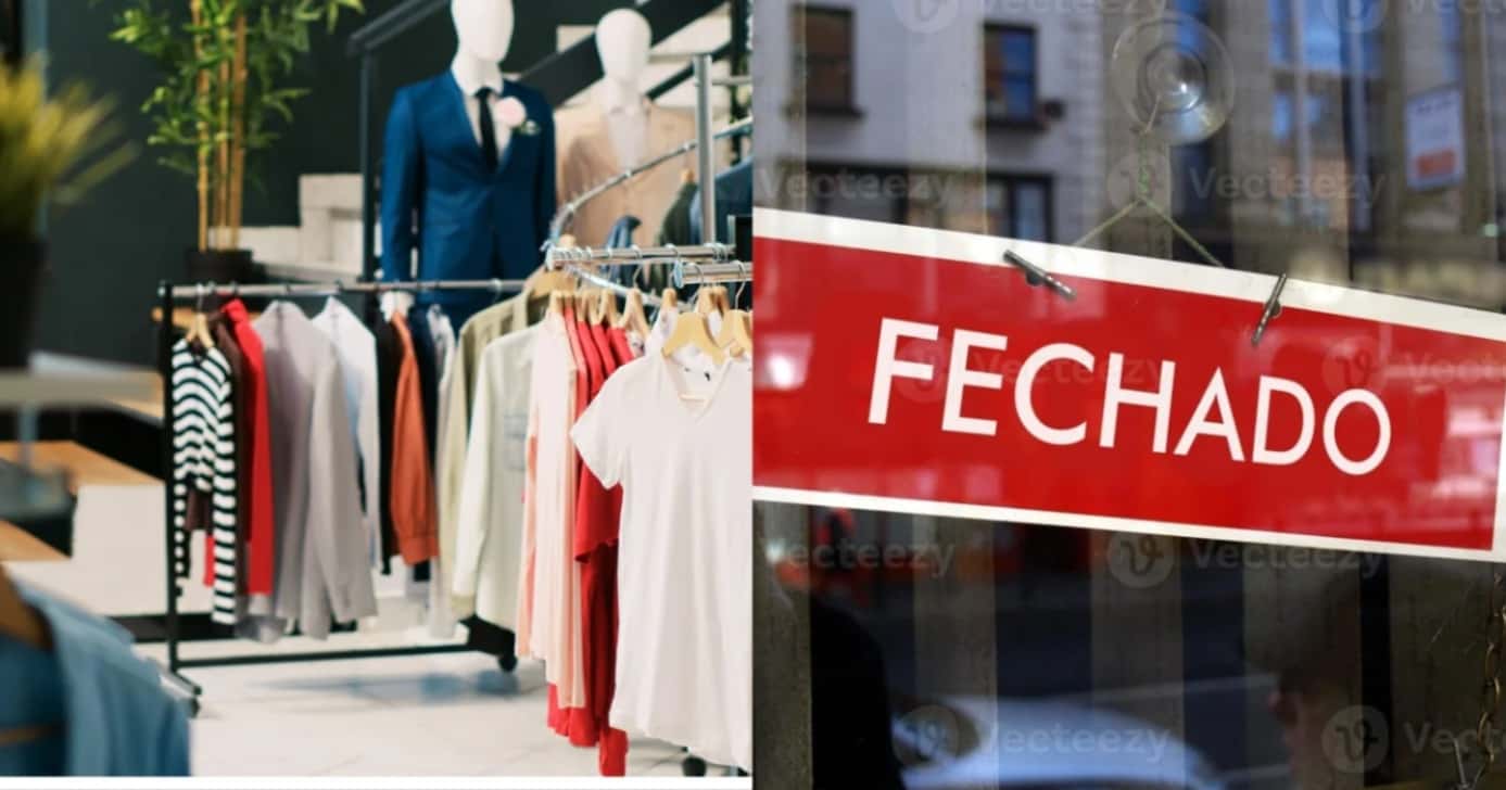 O fim de rede de loja de roupas nº1 de Curitiba, PR, após 37 anos e choro de clientes - Foto: Montagem