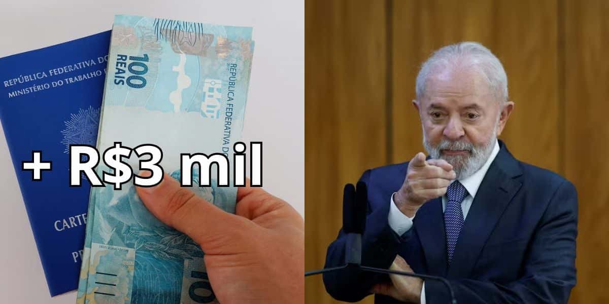 Salário mínimo acima de R$3 mil à lista de trabalhadores na era Lula (Reprodução: Adriano Machado)