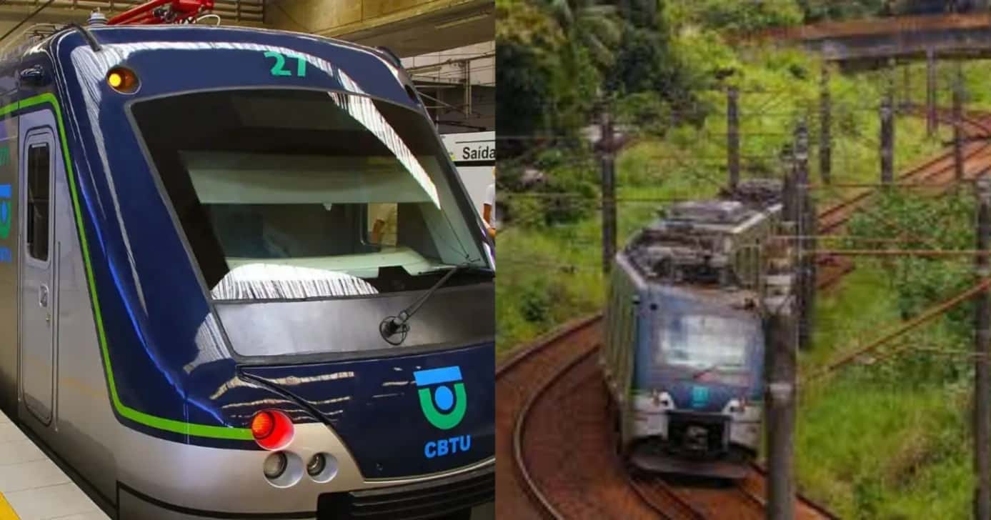 Metrô de Recife - Foto: Montagem