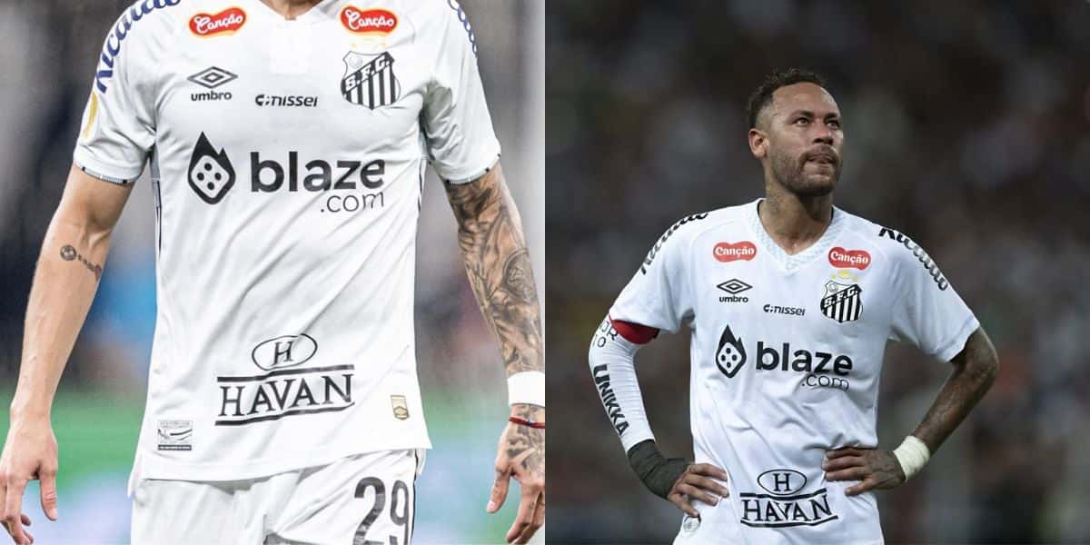 Dupla de Neymar crava sobre saída do Santos (Reprodução: Raul Baretta)