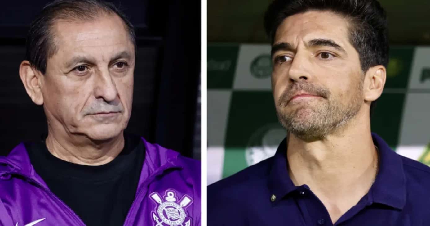 Ramón Díaz e Abel Ferreira (Foto: Reprodução/ Internet)