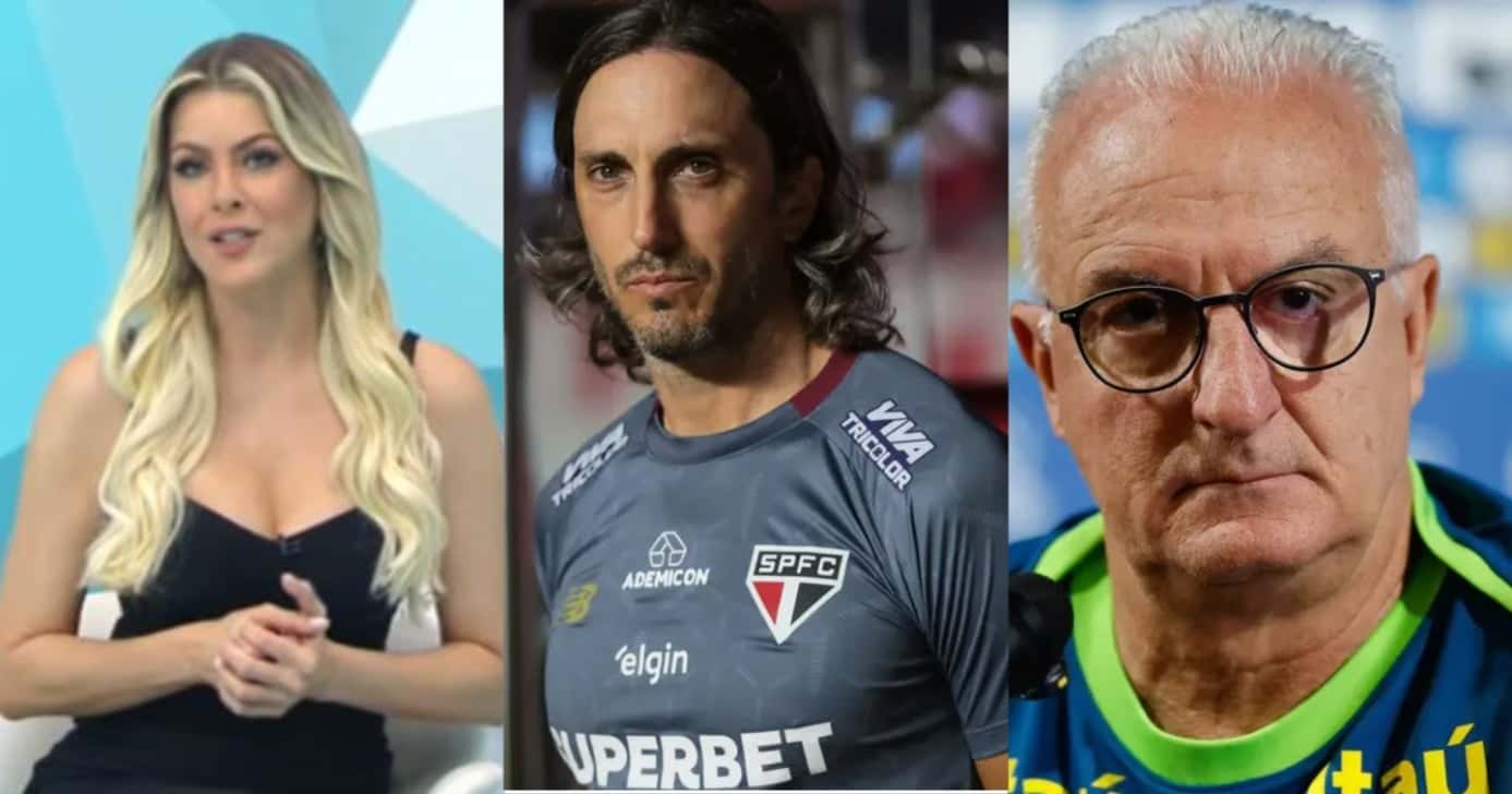 Renata Fan para Jogo Aberto com adeus exigido para volta triunfal de Dorival ao São Paulo - Foto: Montagem