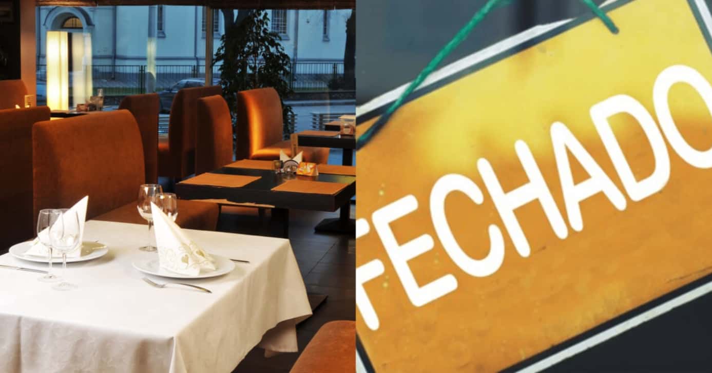 Restaurante fechado - (Montagem / TV FOCO)