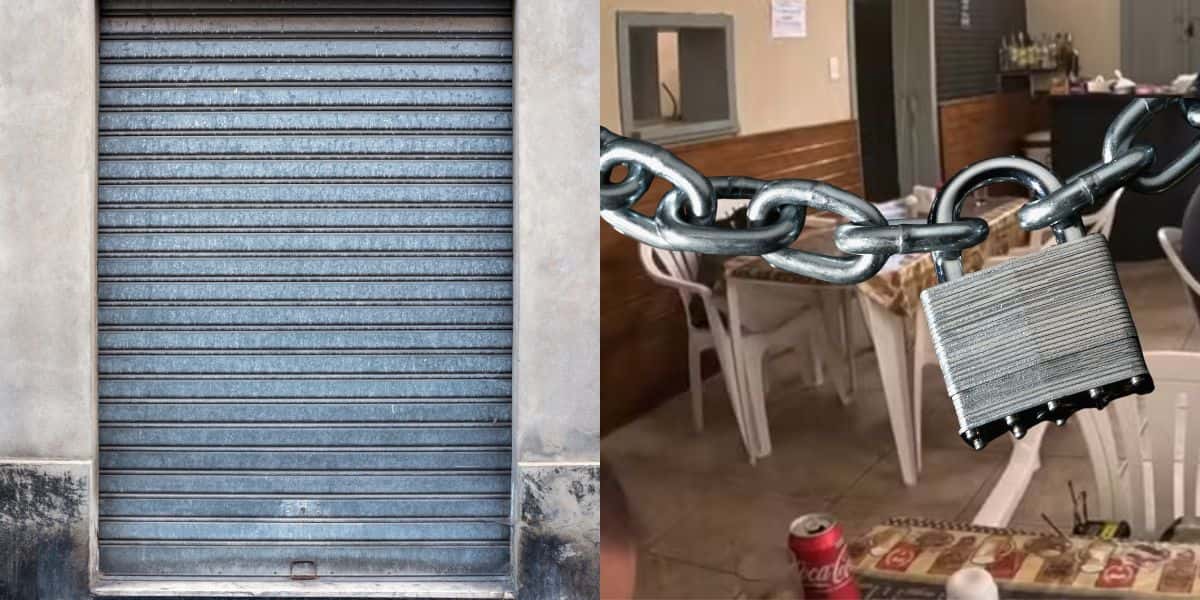 Restaurante fecha no Rio Grande do Sul (Reprodução: Montagem TV Foco)