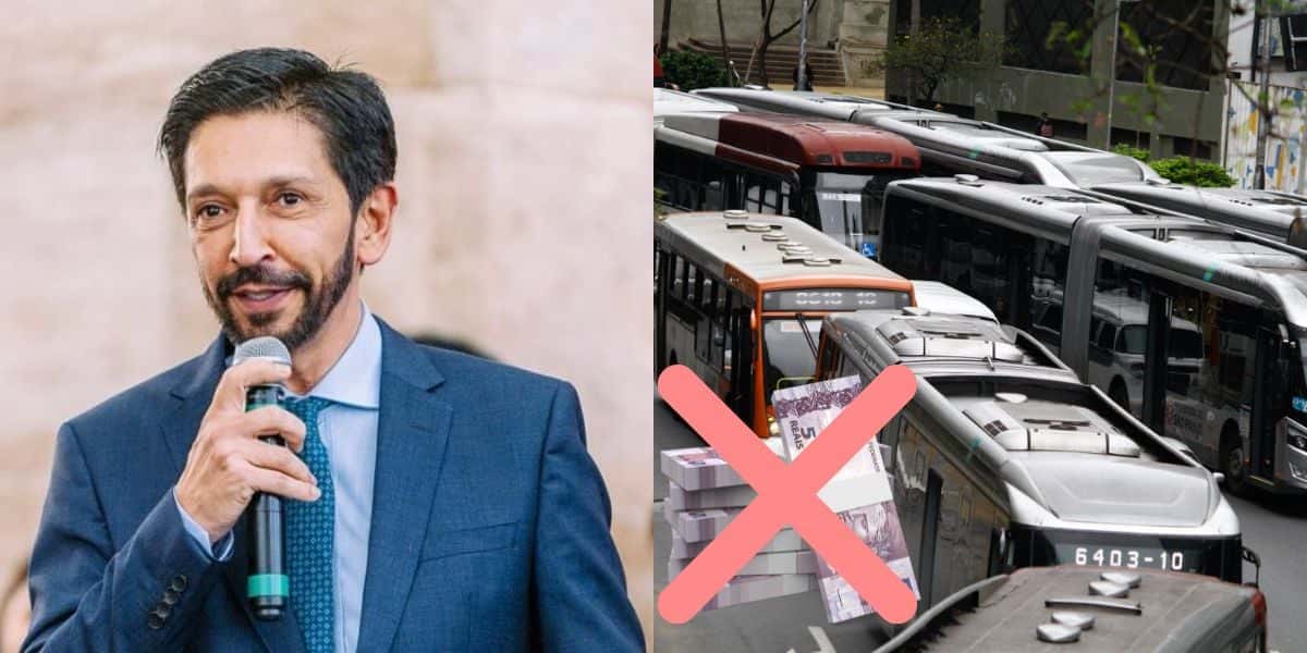 Ricardo Nunes confirma nova gratuidade em ônibus de São Paulo (Reprodução: Montagem TV Foco)
