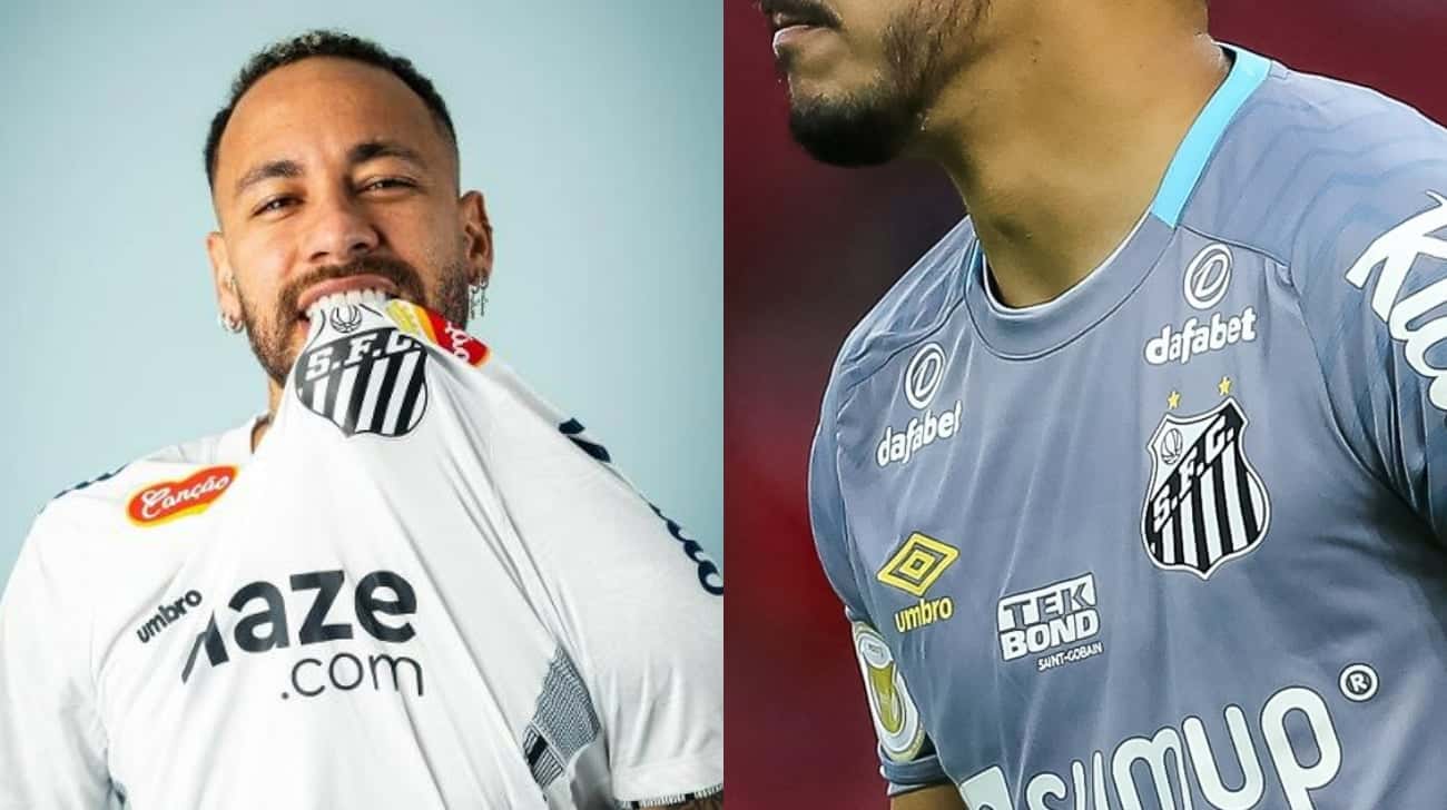 Adeus a Neymar: craque esnobado por Caixinha deixa o Santos (Foto: Reprodução/Montagem TV Foco)