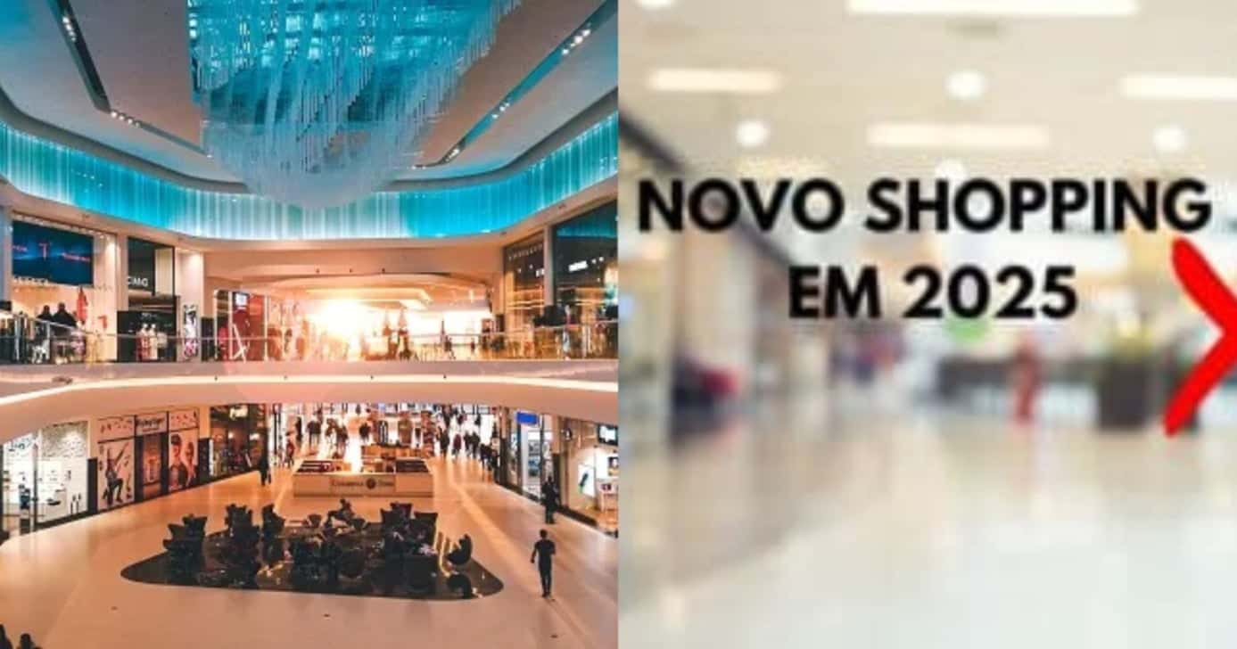 Inauguração de 4 novos shoppings é armada em Fortaleza para 2025 - Foto: MOntagem