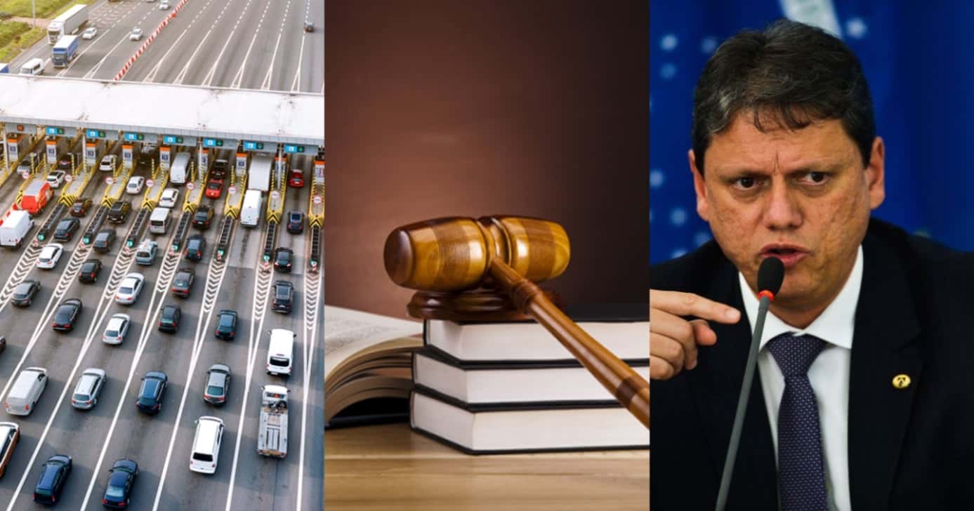Decreto em pedágio de SP chega na era Tarcísio e garante ISENÇÃO - Foto: Montagem