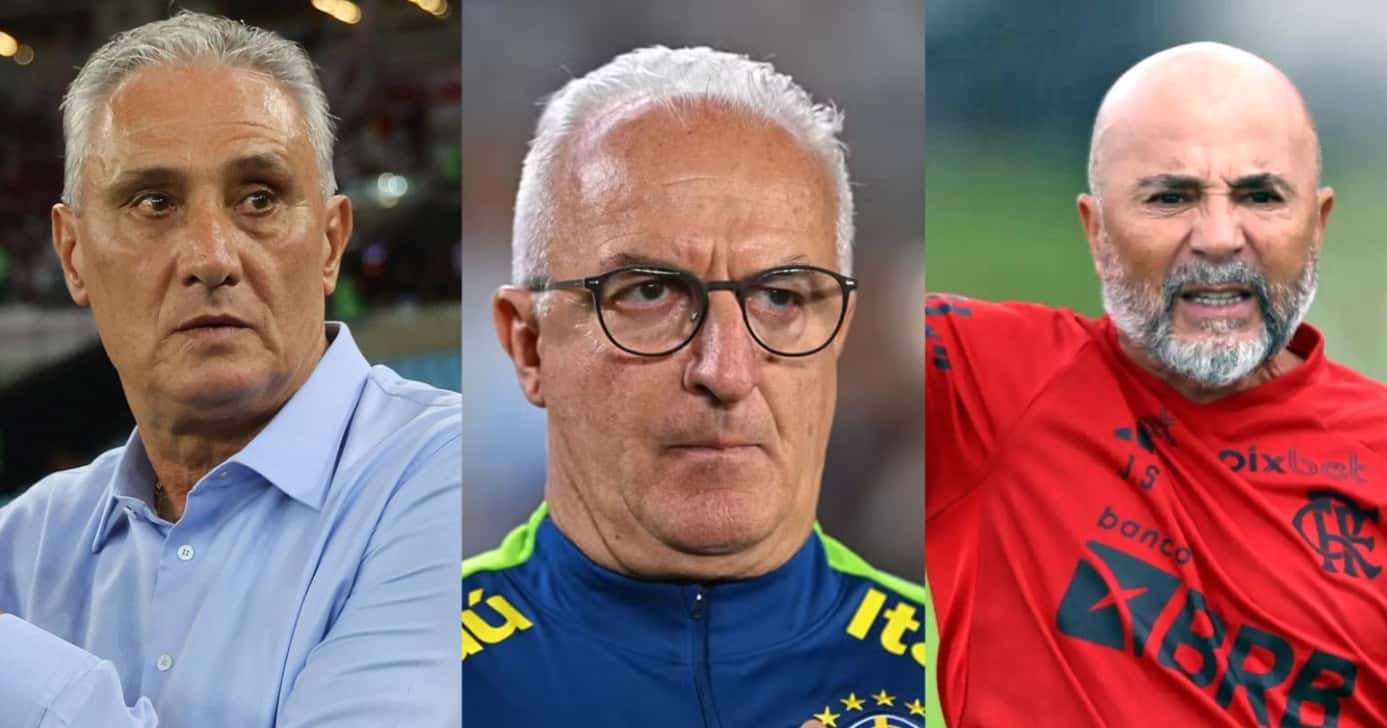 Tite, Dorival Júnior e Sampaoli - Foto: Montagem