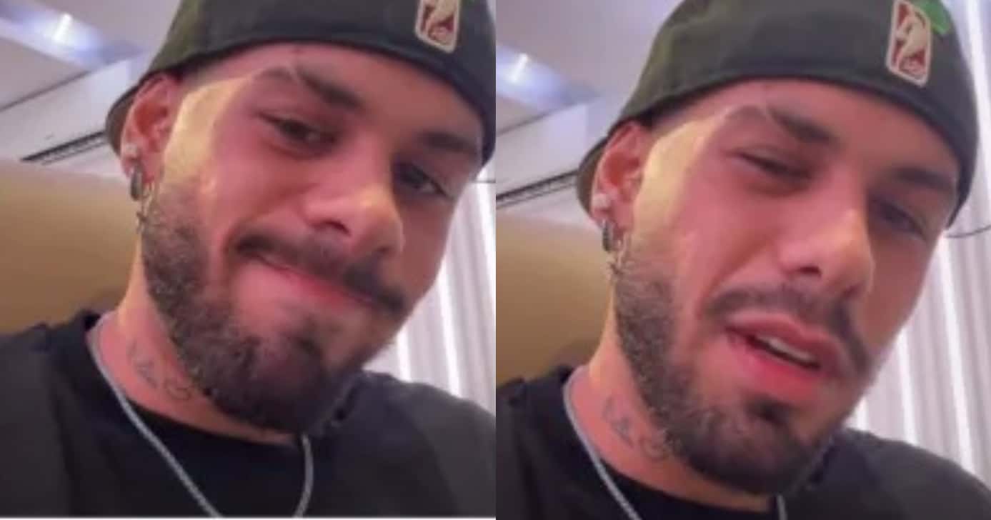 Zé Felipe responde sobre ser gay: "Você já comeu viado?" (Foto: Reprodução/Montagem TV Foco)