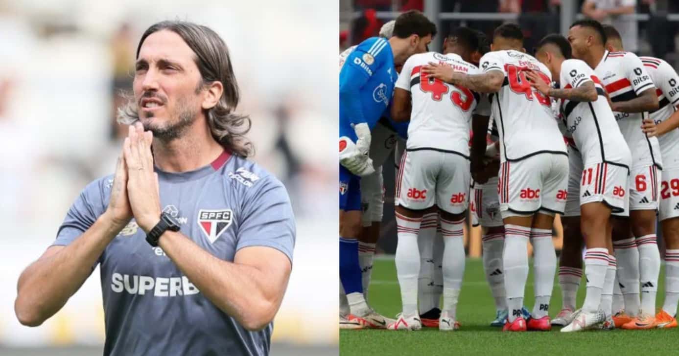 Zubeldía é pego de surpresa coma deus de joia de R$63M - Foto; Montagem