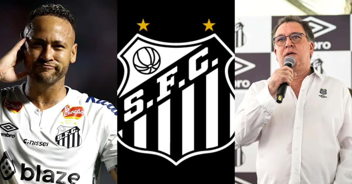Neymar faz 3 exigências a Teixeira e crava desfecho no Santos em 2025 - Foto; Montagem