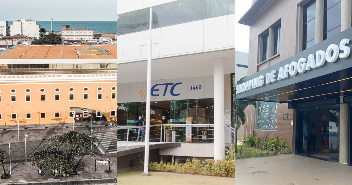 Shopping Paço, ETC e Afogados em Recife, no Pernambuco (Foto: Divulgação)