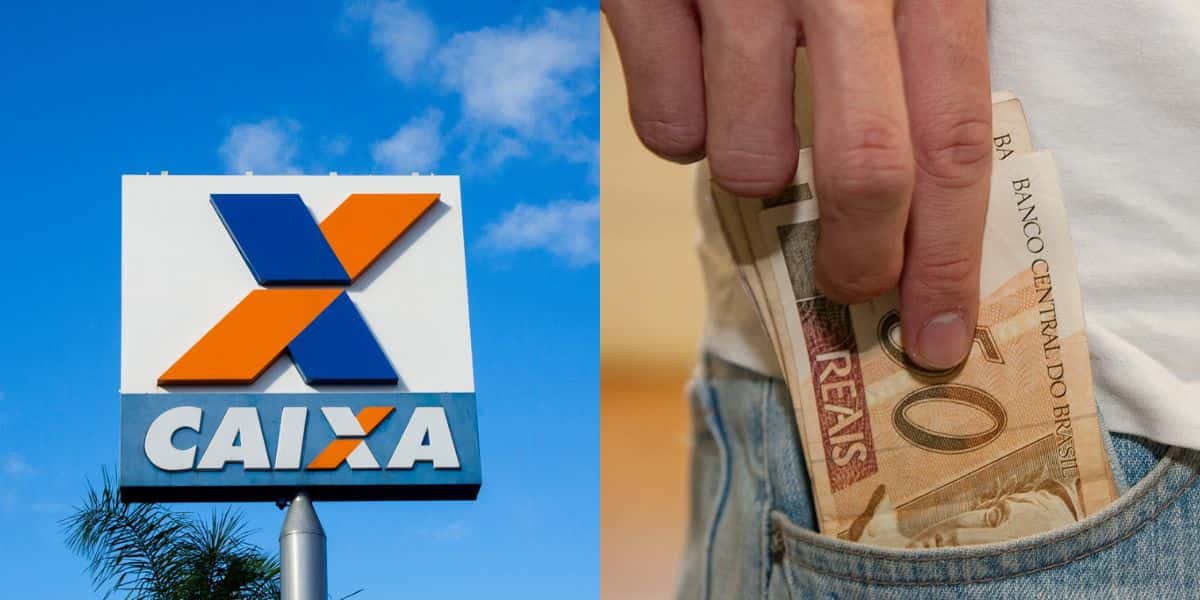 Pagamento da Caixa (Reprodução: Montagem TV Foco)