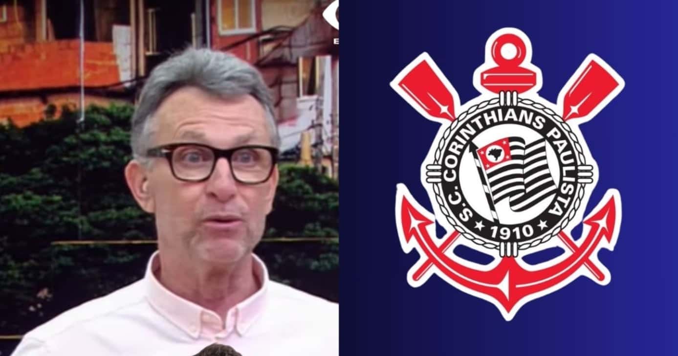 Neto paralisa Donos da Bola com notícia do Corinthians - (Montagem / TV FOCO)