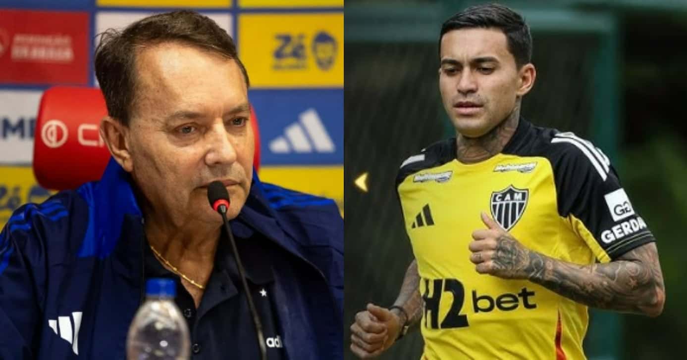 Pedrinho BH sobre reforço no Cruzeiro para esquecer Dudu (Foto: Reprodução/Montagem TV Foco)